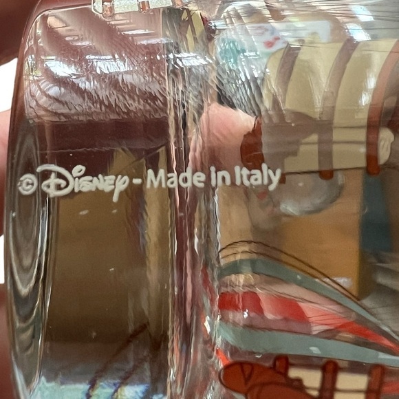 FLARED GLASS MICKEY DISNEYLAND PARIS RETRO HOT AIR BALLOON cups set of TWO - Picture 7 of 7